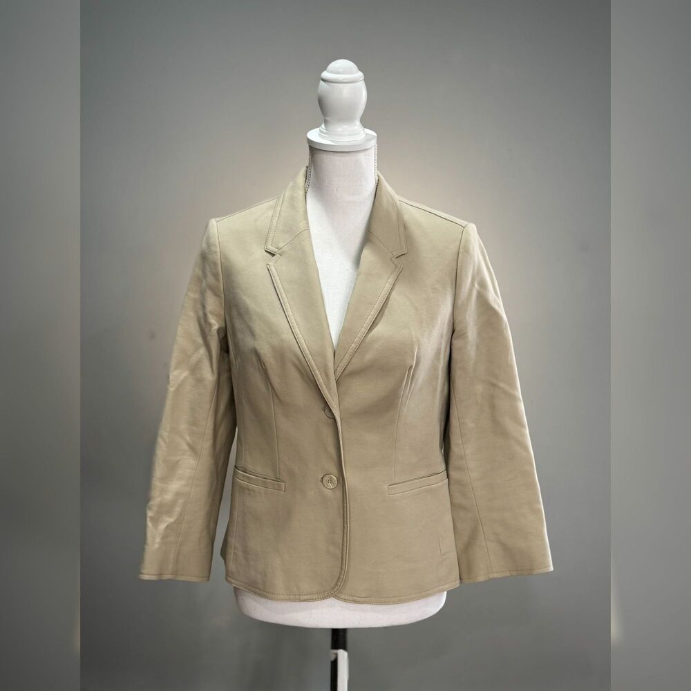 Cream The Limited Cotton Blazer Size M EUC